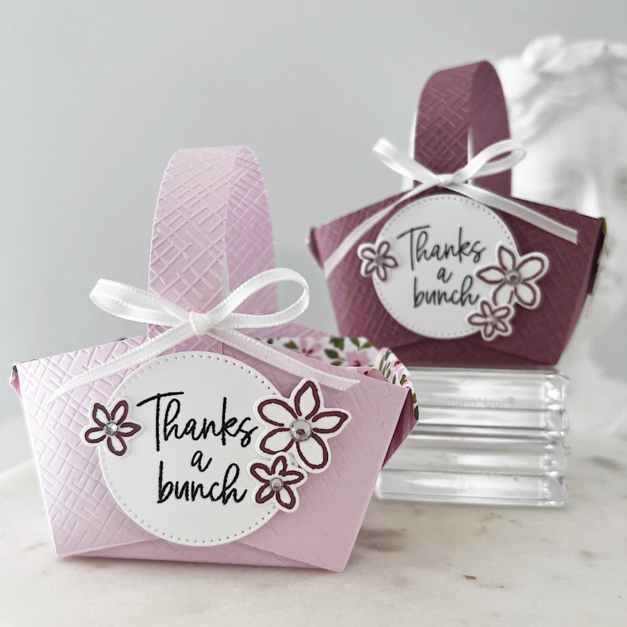 DIY Tutorial: How to Make a Lined Picnic Basket Party Favor for Mother's Day